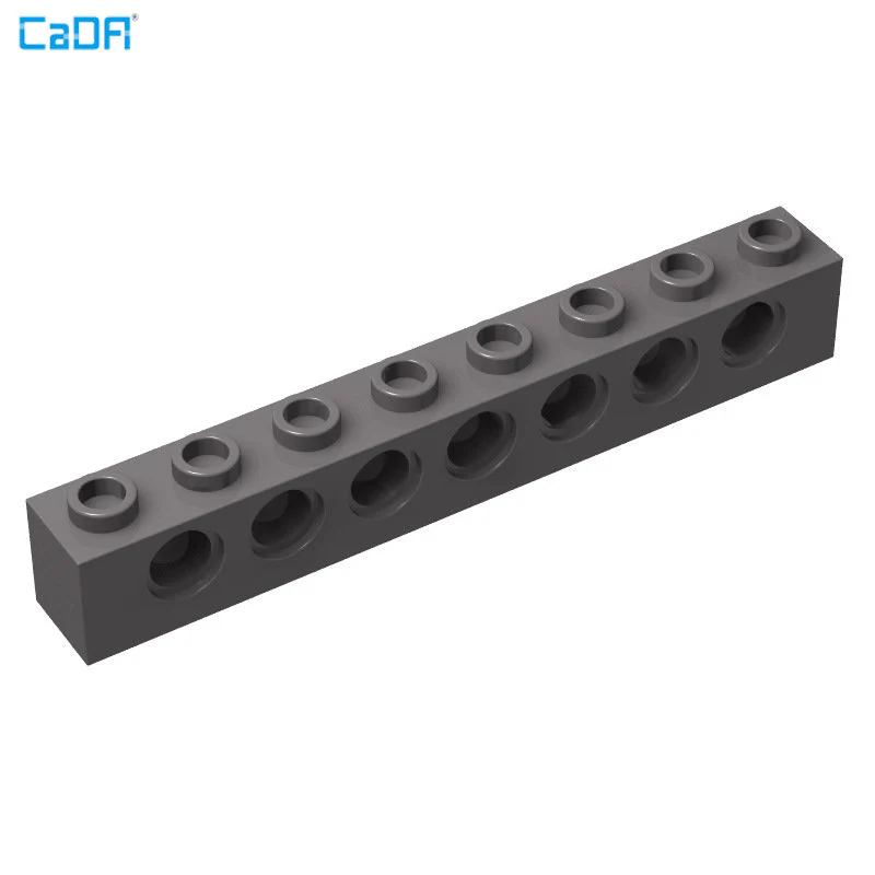 10pcs 3702 Brick 1x8 with Holes - Image 8