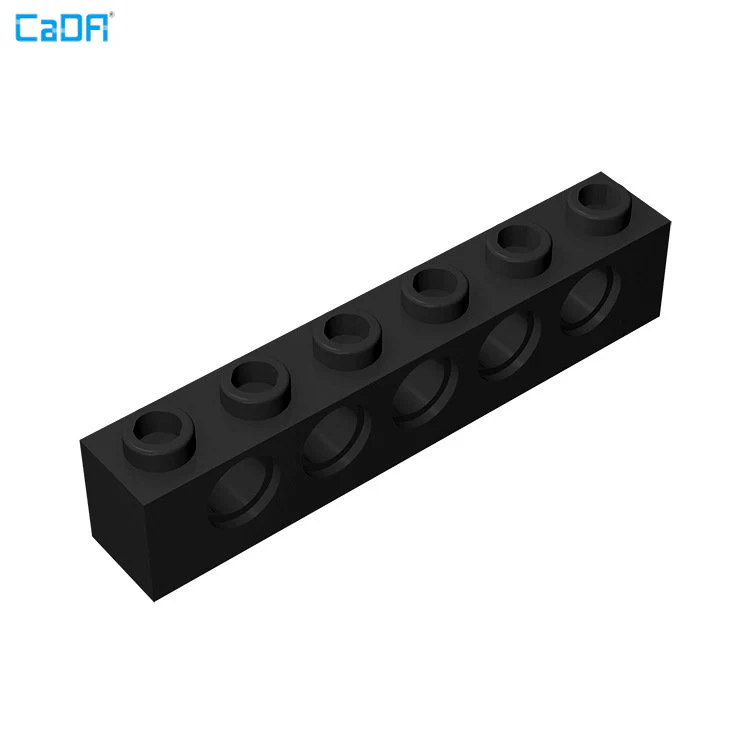 10pcs 3894 Brick 1x6 with Holes - Image 2