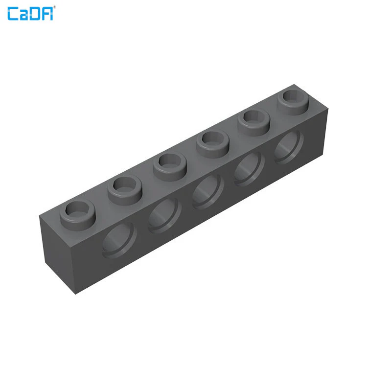 10pcs 3894 Brick 1x6 with Holes - Image 3