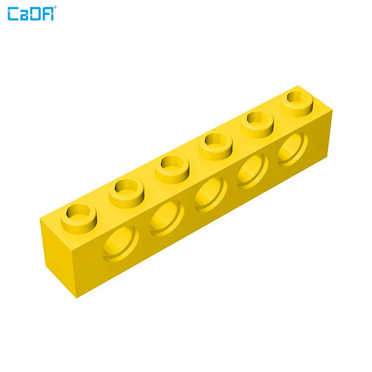 10pcs 3894 Brick 1x6 with Holes - Image 6
