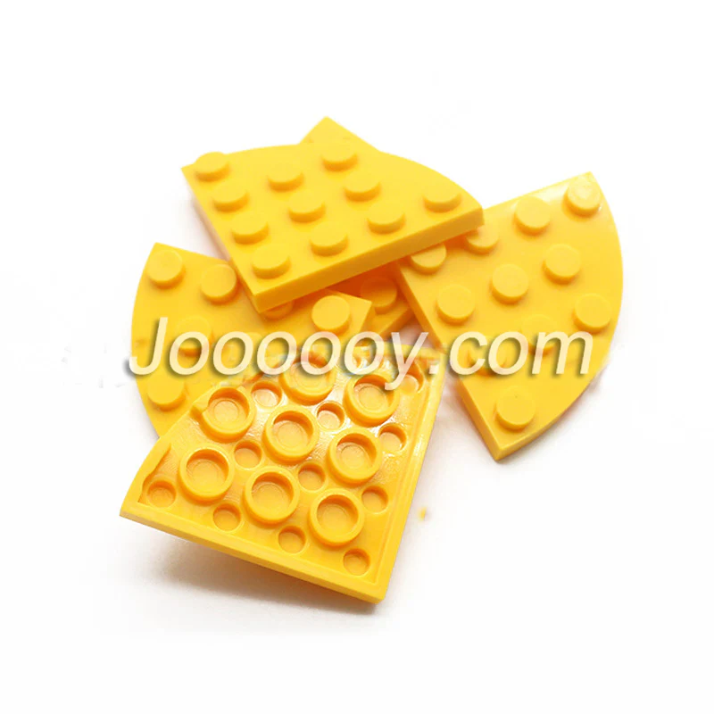 10pcs 4*4 Round shape Wedge Plate MOC Bricks 30565 - Image 3