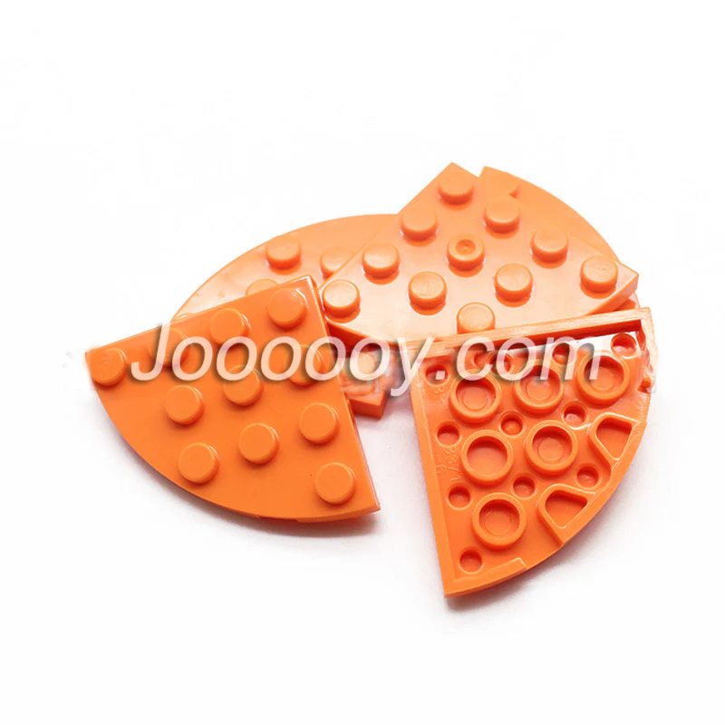 10pcs 4*4 Round shape Wedge Plate MOC Bricks 30565 - Image 4