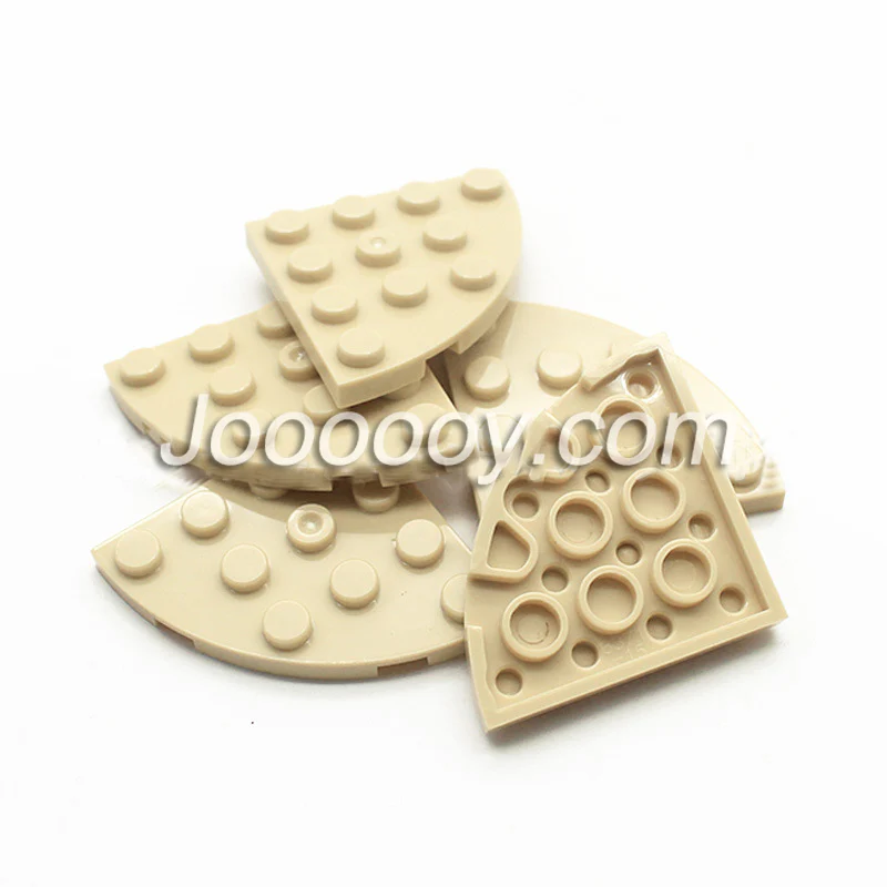 10pcs 4*4 Round shape Wedge Plate MOC Bricks 30565 - Image 7