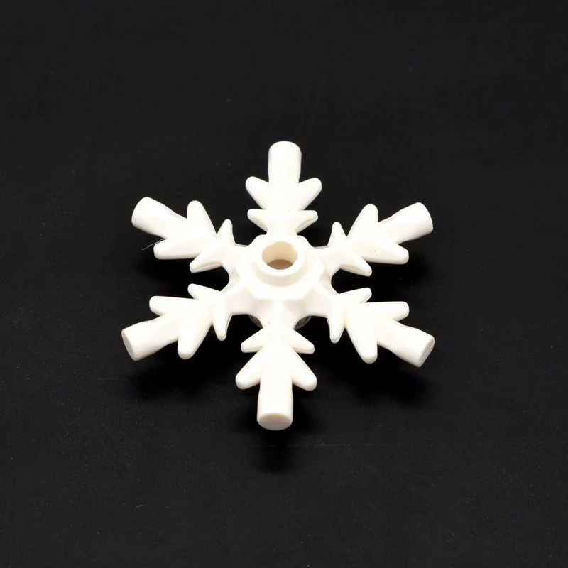 10pcs  4*4 Snow Crystal Ice Crystal MOC Bricks 42409 - Image 3