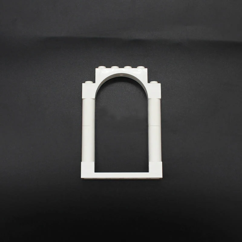 10pcs 40066 Door Frame 1x6x7 Rounded Pillars with Top Arch and Notches - Image 3