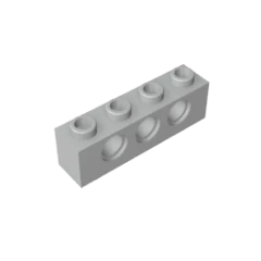 10pcs Cada 3701 Technic Brick 1x4 with Holes - Image 10