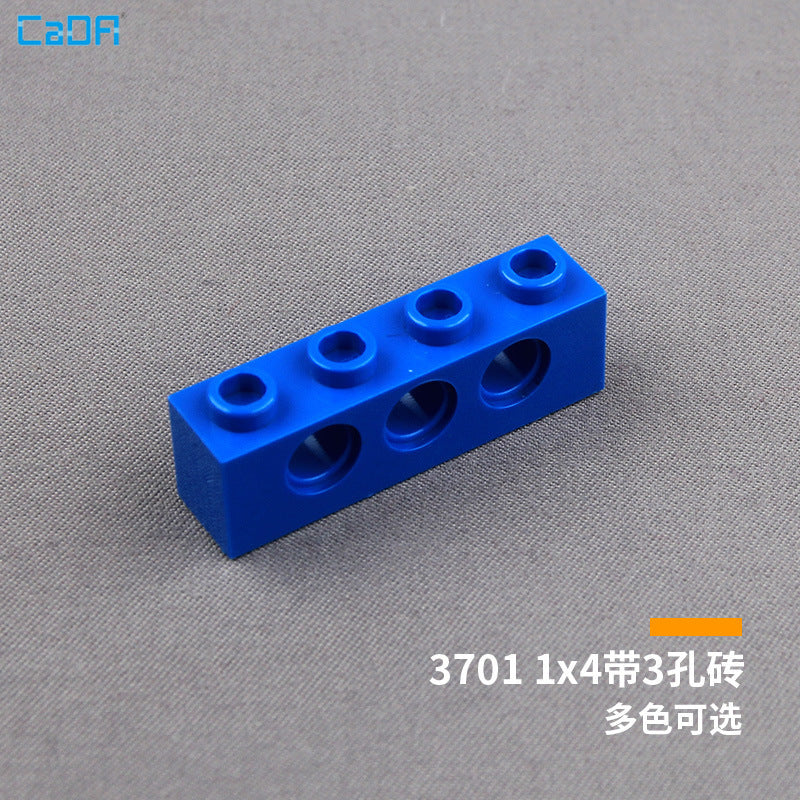 10pcs Cada 3701 Technic Brick 1x4 with Holes - Image 2