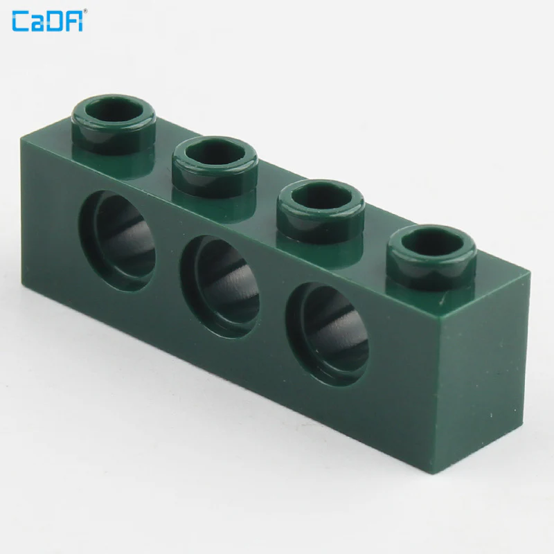 10pcs Cada 3701 Technic Brick 1x4 with Holes - Image 3
