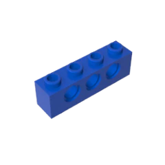 10pcs Cada 3701 Technic Brick 1x4 with Holes - Image 8