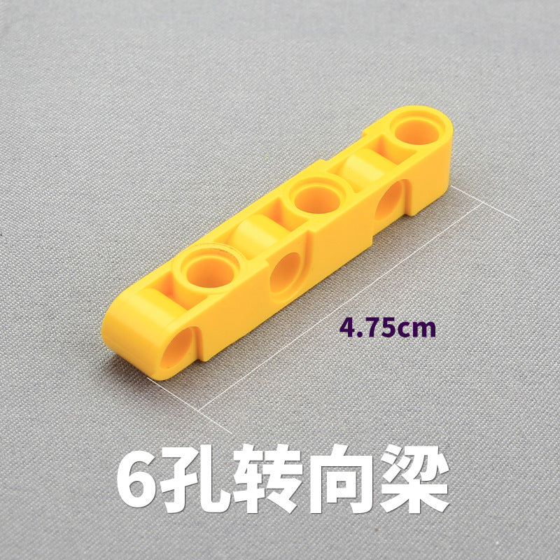 10pcs Cada 3894 Technic Brick 1x6 with Holes - Image 2