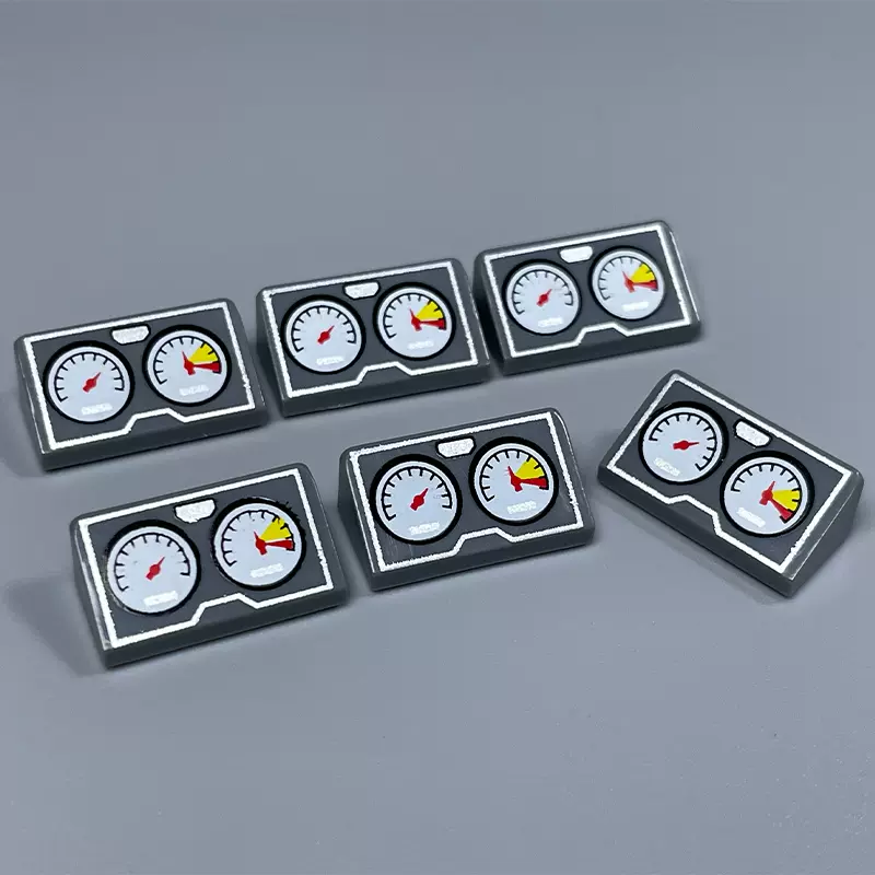 10pcs 85984 Dash board 1x2 Bevel Tile