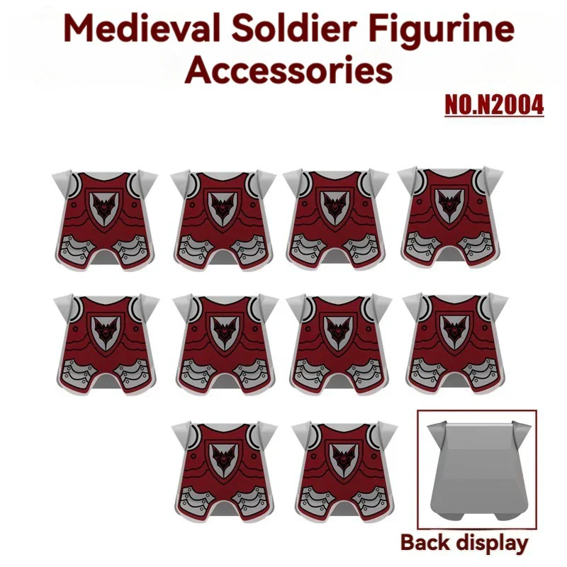 10pcs N2001-N2006 Medieval Soldier Minifigure Accessories - Image 5