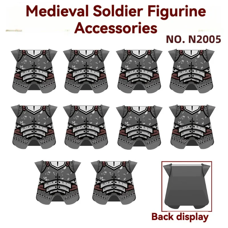 10pcs N2001-N2006 Medieval Soldier Minifigure Accessories - Image 6
