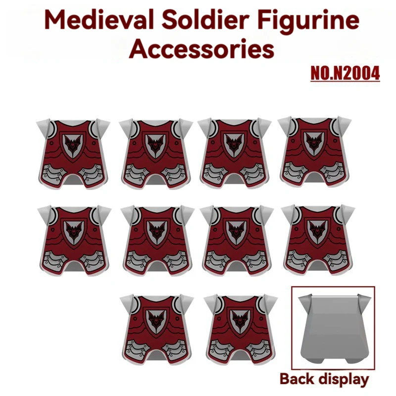 10pcs N2001-N2006 Medieval Soldier Minifigure Accessories - Image 8