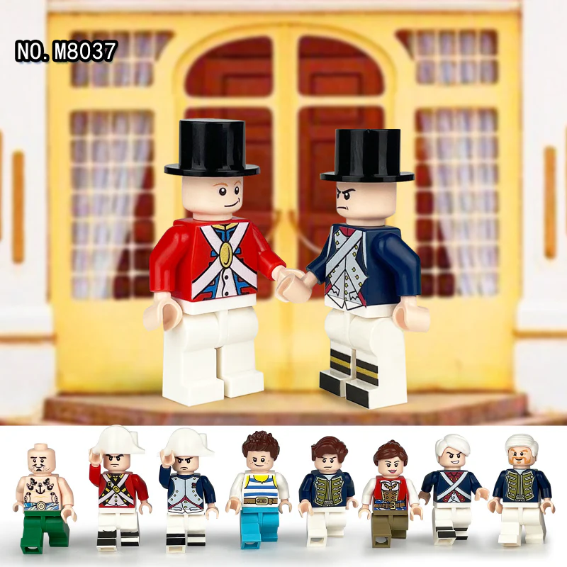 10pcs Professional Minifigure Pirate Sailor Captain Chef - Image 3