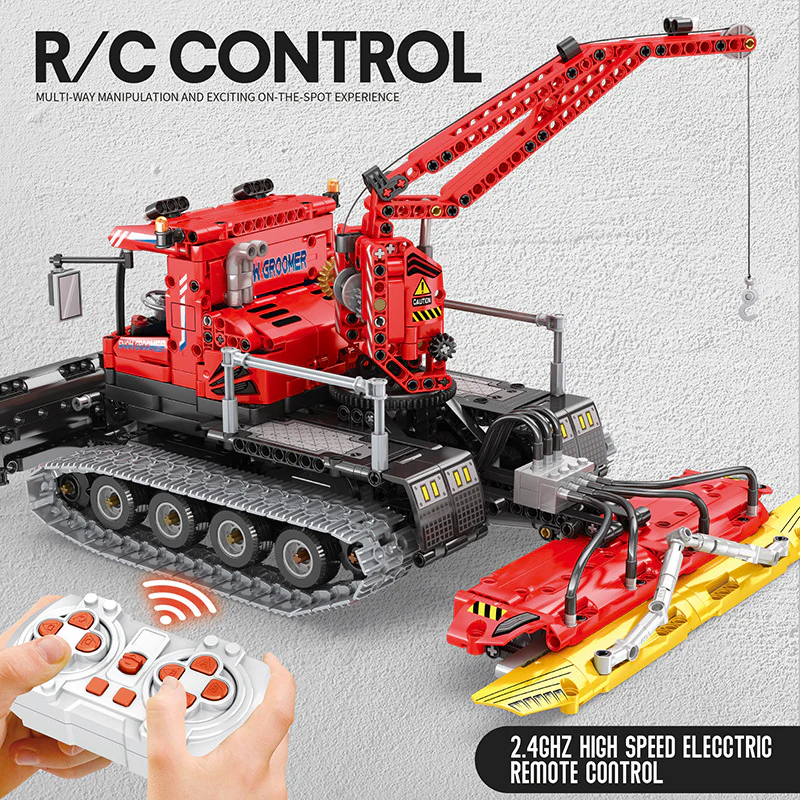 1100PCS RB22019 Reobrix Snow Groomer Car - Image 2