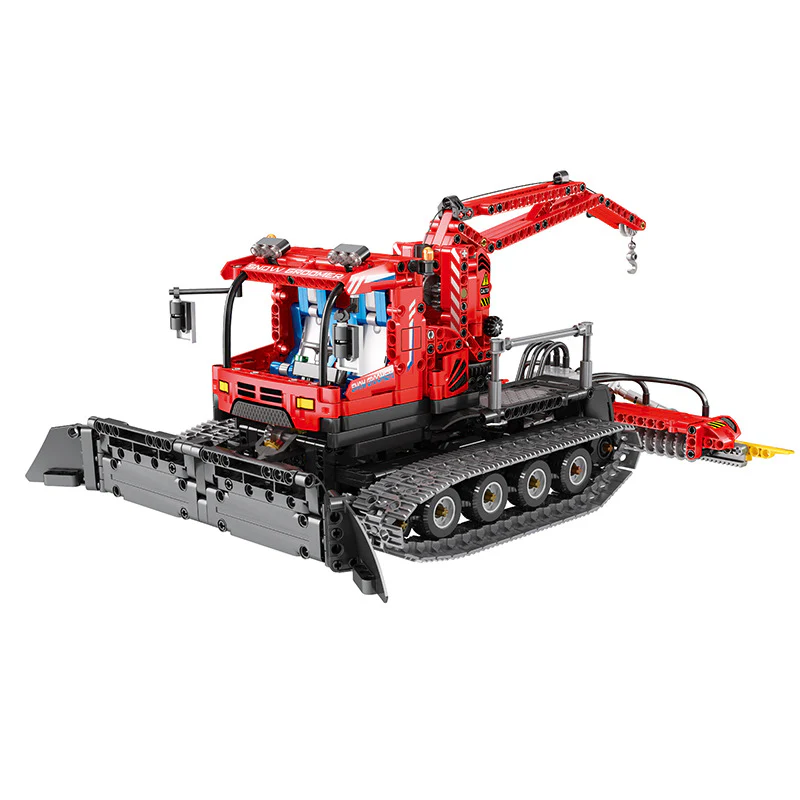 1100PCS RB22019 Reobrix Snow Groomer Car - Image 5