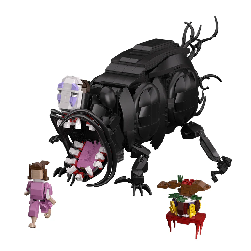1107pcs MOC Spirited Away(Kaonashi/no face man) - Image 2