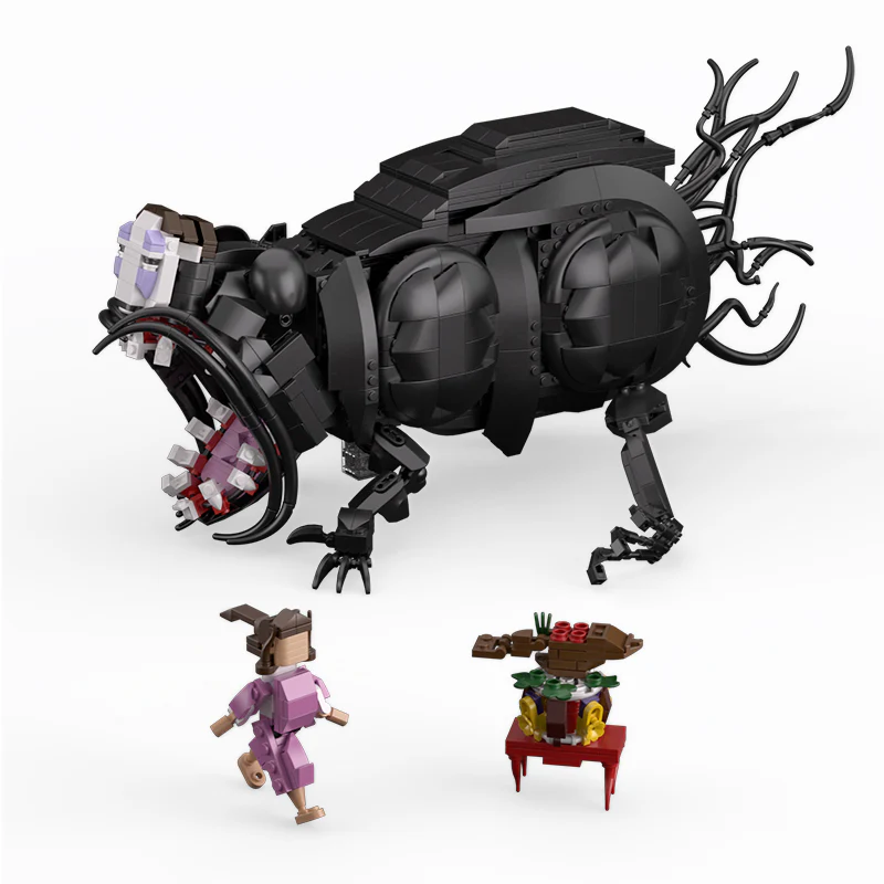 1107pcs MOC Spirited Away(Kaonashi/no face man) - Image 4