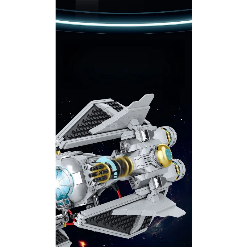 1109pcs ZAPE 98001 Stellar Interceptor - Image 3