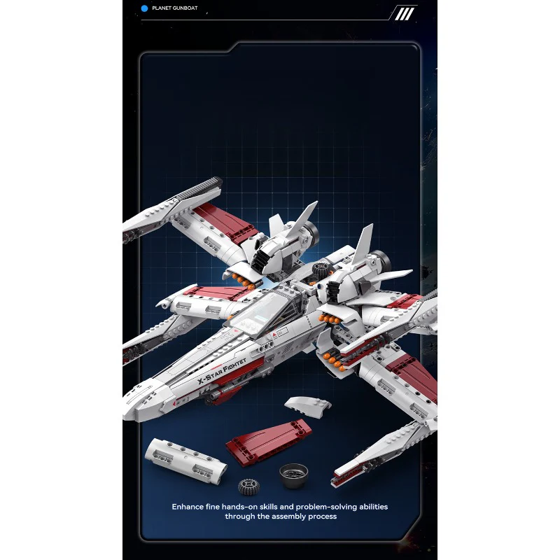 1109pcs ZAPE 98003 X-Fighter - Image 5