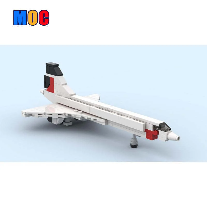 110pcs MOC-134244 Mini Concorde