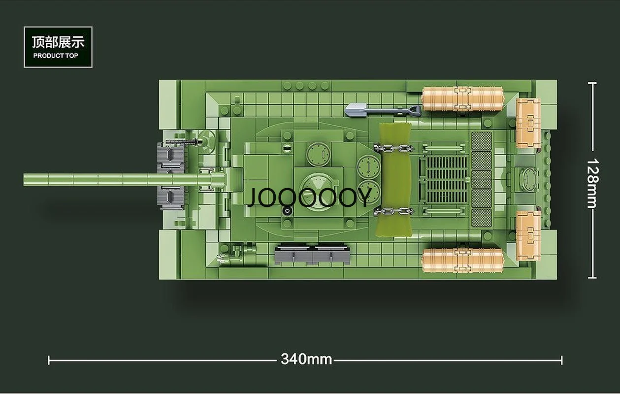 1113pcs  QuanGuan 100063 T-34 medium tank ww2 military - Image 3