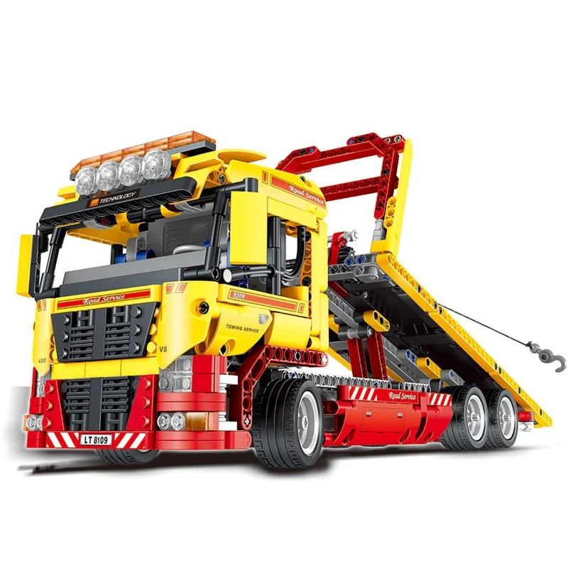 1115PCS lepin20021 LELE38042 Technology Flatbed Truck - Image 3