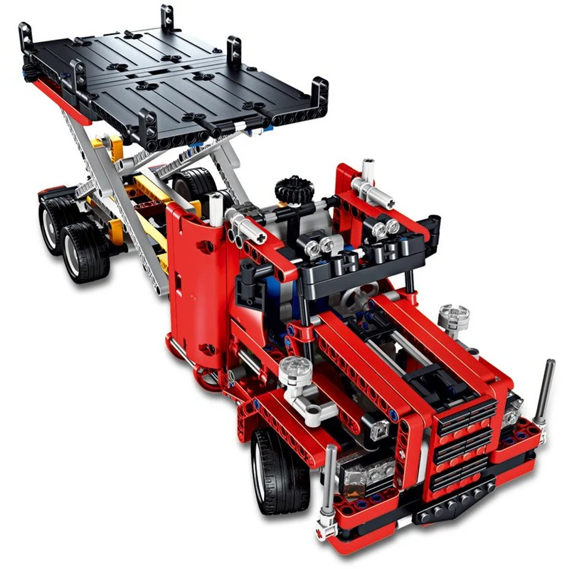 1115PCS lepin20021 LELE38042 Technology Flatbed Truck - Image 4