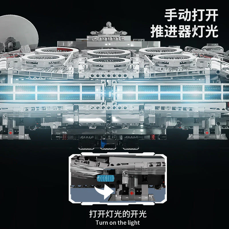11230PCS Kbox 10521 Millennium Falcon - Image 3