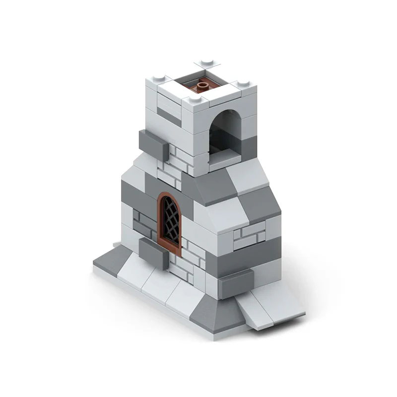 1124PCS   MOC-63955 Village Churchby McGreedy - Image 7
