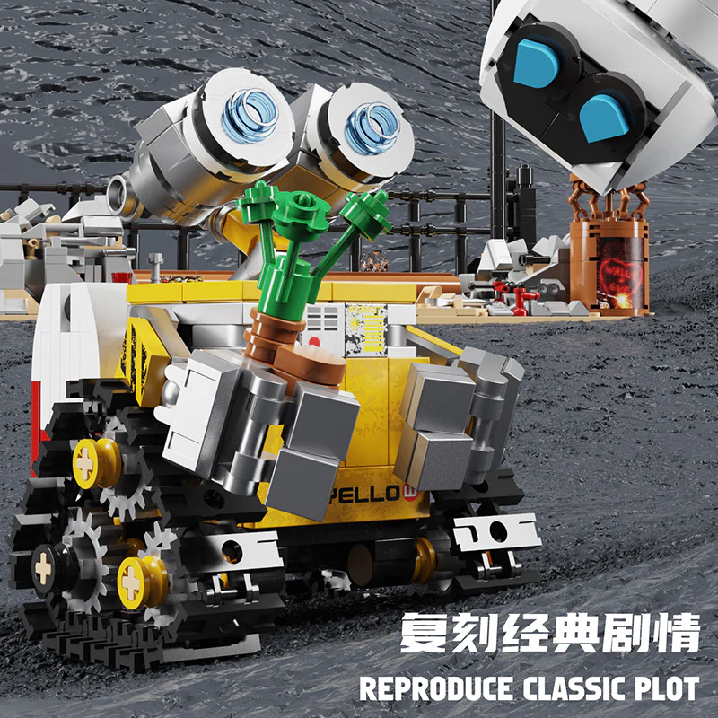 1128pcs L8003 Robot Love Wall and Eva - Image 5
