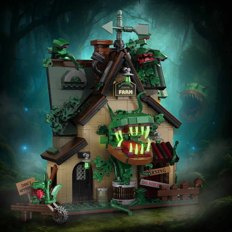 1128pcs MiYoo Carnivorous Plant Cottage - Image 2
