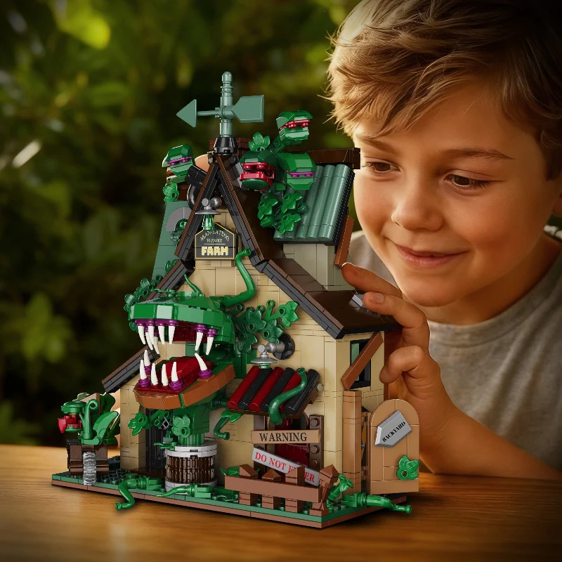 1128pcs MiYoo Carnivorous Plant Cottage - Image 7