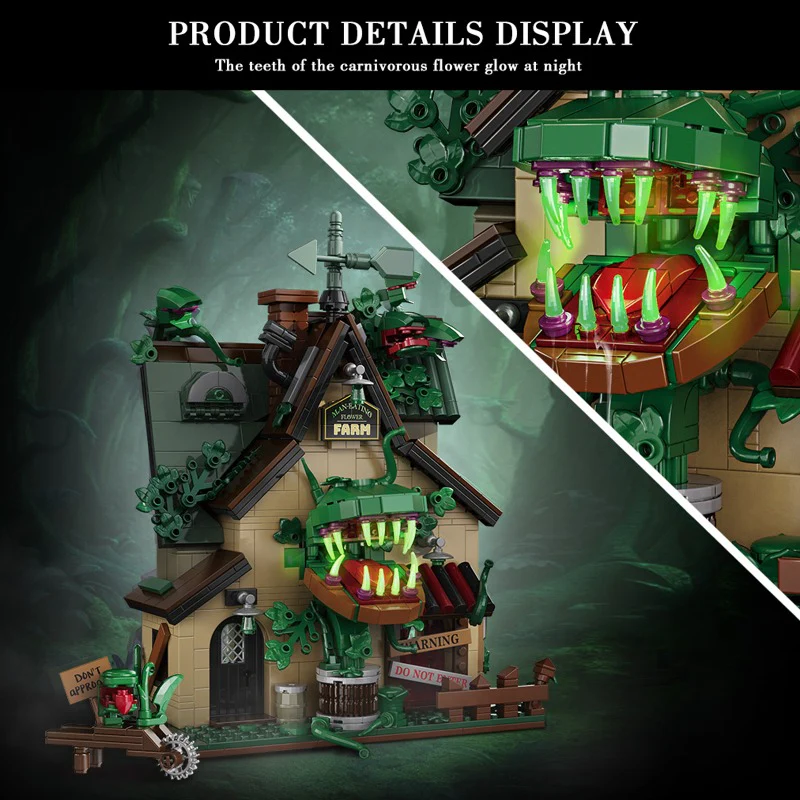1128pcs MiYoo Carnivorous Plant Cottage - Image 8