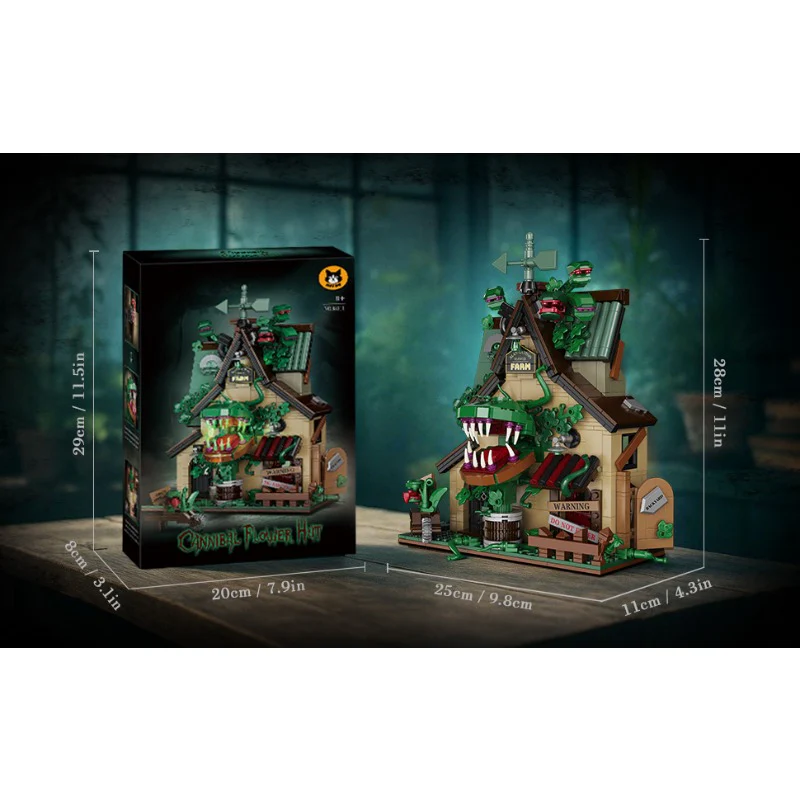 1128pcs MiYoo Carnivorous Plant Cottage - Image 9