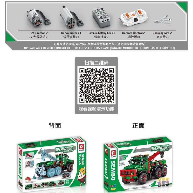 1135 PCS SEMBO 720940 6x6 All Terrain Tow Truck - Image 5