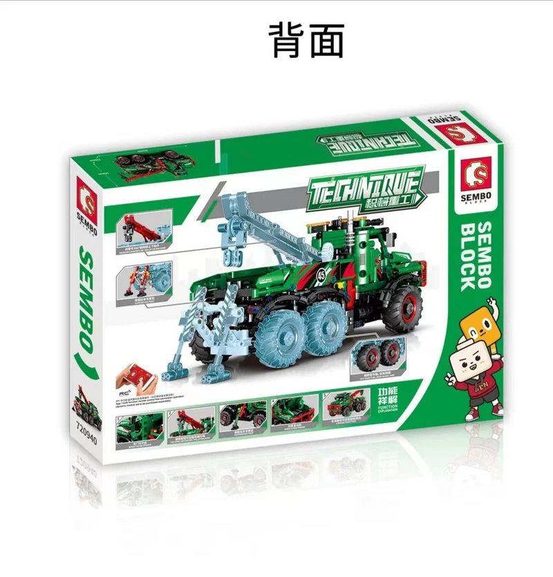1135 PCS SEMBO 720940 6x6 All Terrain Tow Truck - Image 7