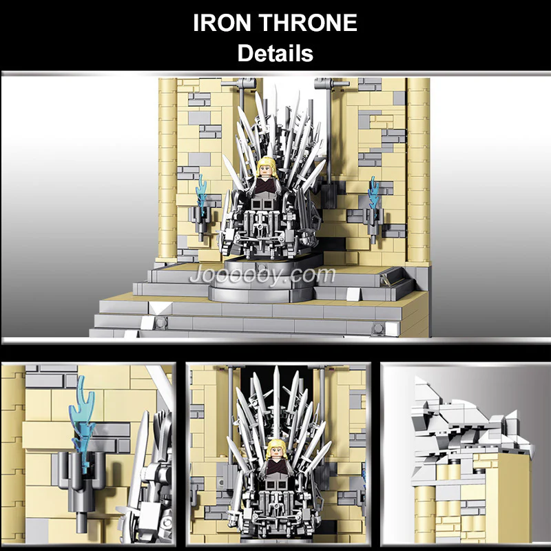 1146PCS k130 Iron Throne - Image 3