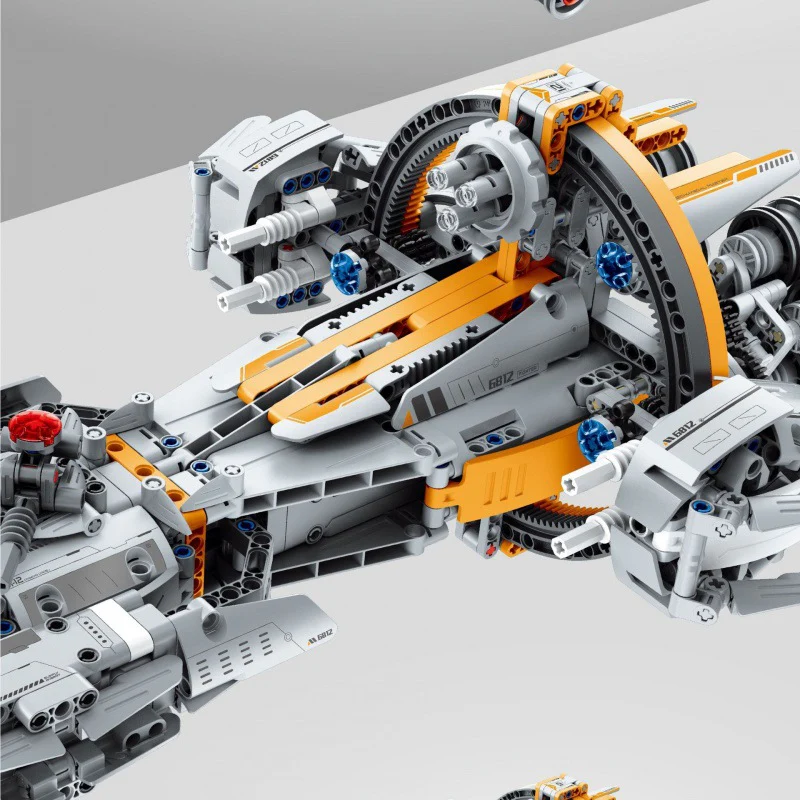 1146PCS wanzhi 6812 Starship - Image 3
