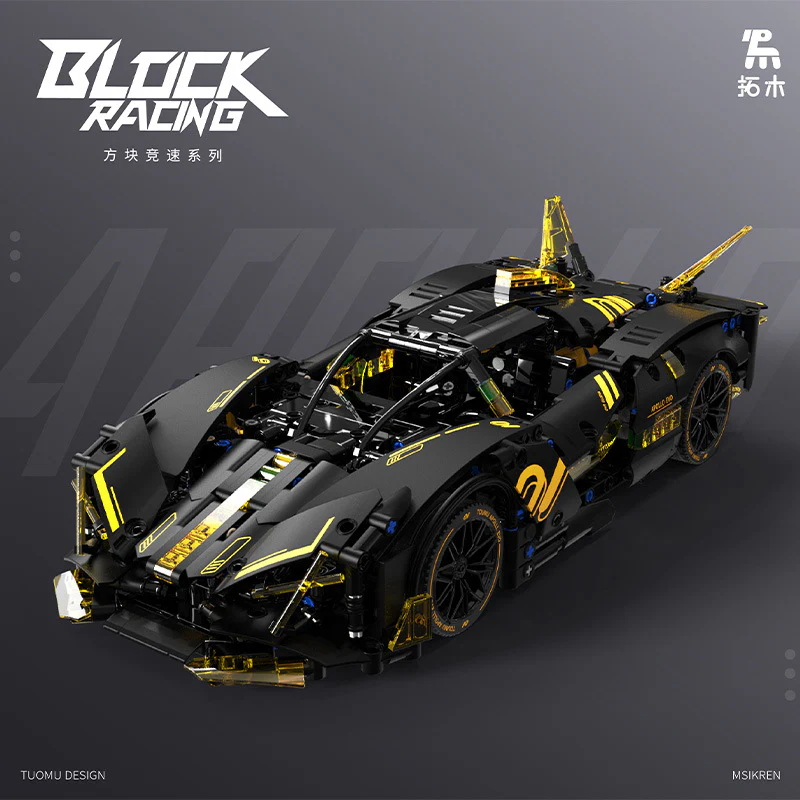 1157pcs T1006 LEIXING EVO SUPERCAR 1:14