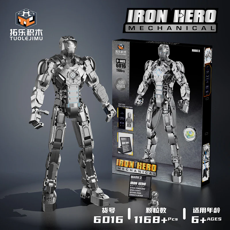 1168pcs 6016 Iron Hero - Image 2