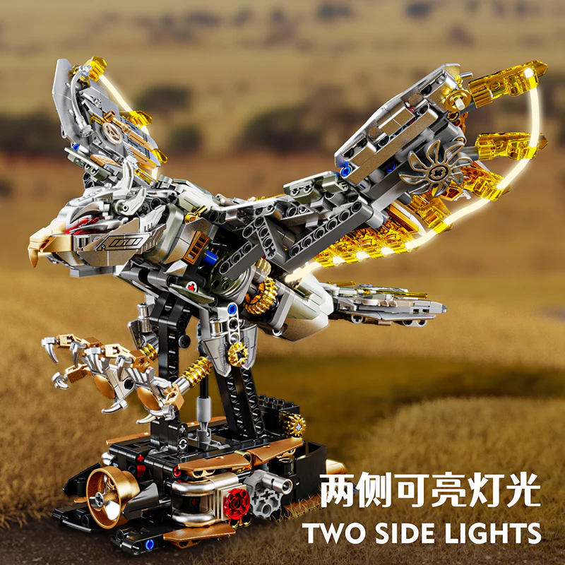 1168pcs MJi 13084 Mechanical Goshawk - Image 4