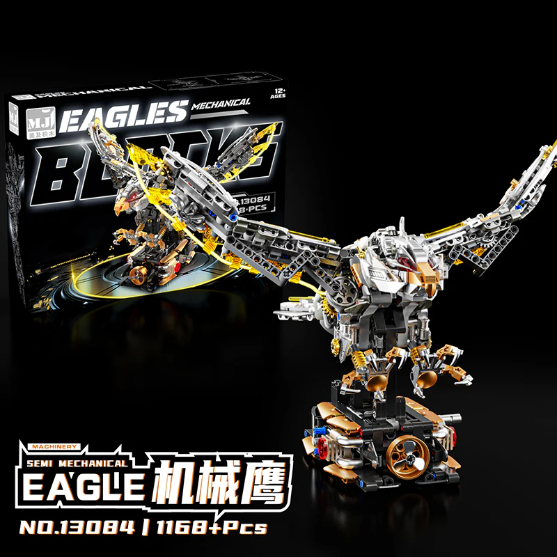 1168pcs MJi 13084 Mechanical Goshawk - Image 7