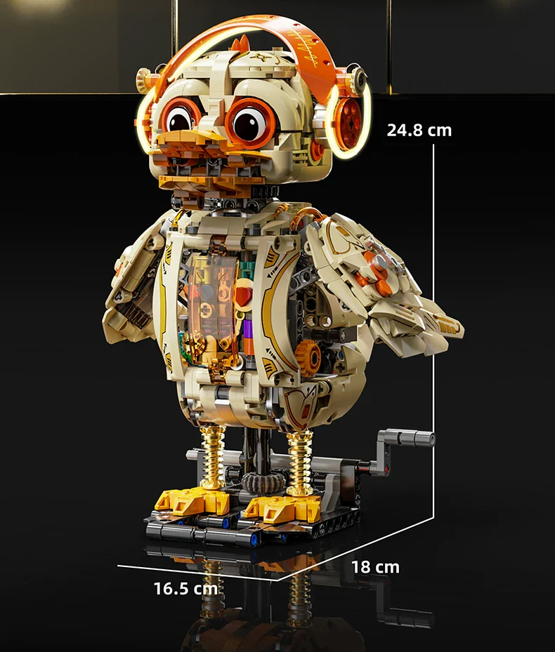 1168pcs  MJi 13103 Mechanical Duck - Image 7