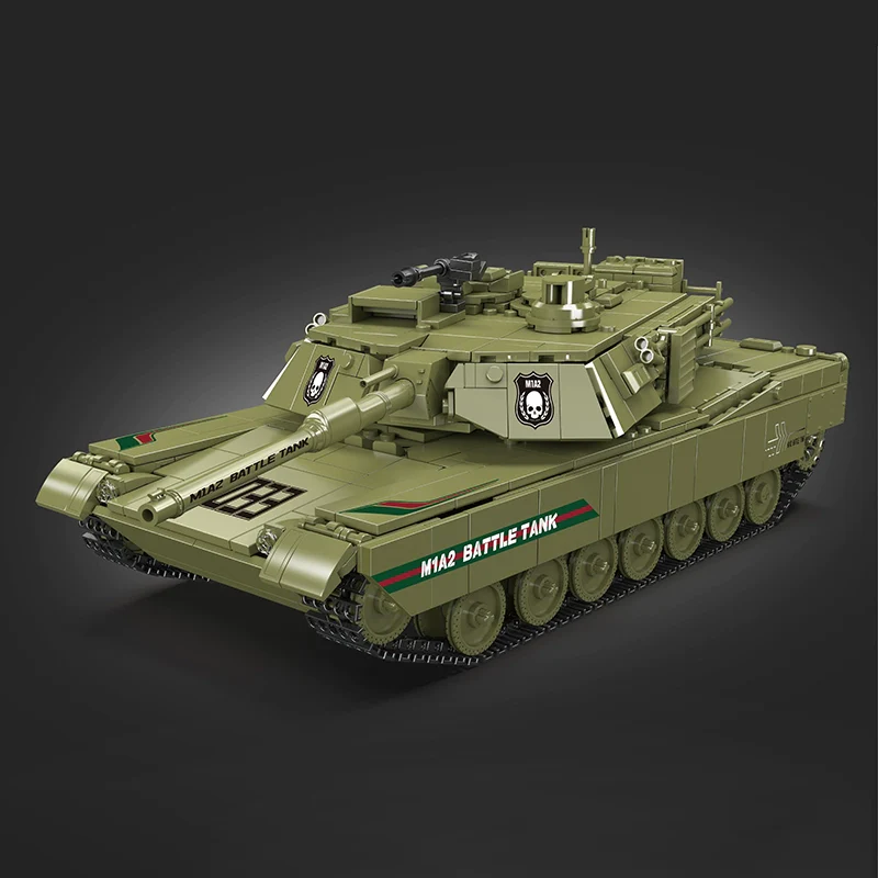 1168pcs Mouldking 20033 MIA2 Main Battle Tank Electric Version - Image 2