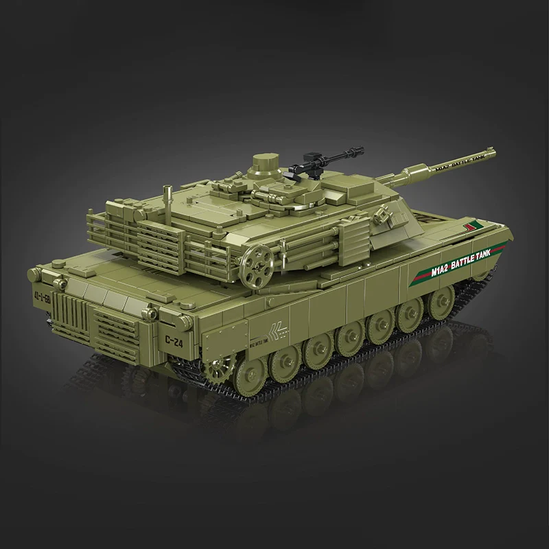 1168pcs Mouldking 20033 MIA2 Main Battle Tank Electric Version - Image 3