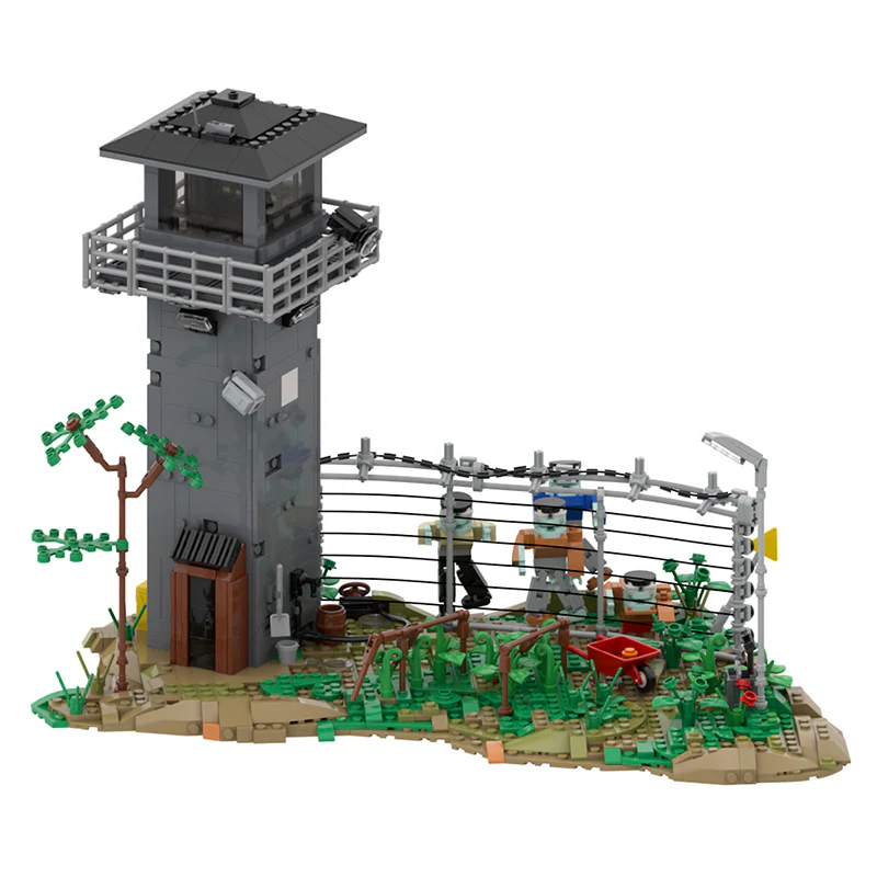 1189pcs MOC Walking Dead(Prison) - Image 2