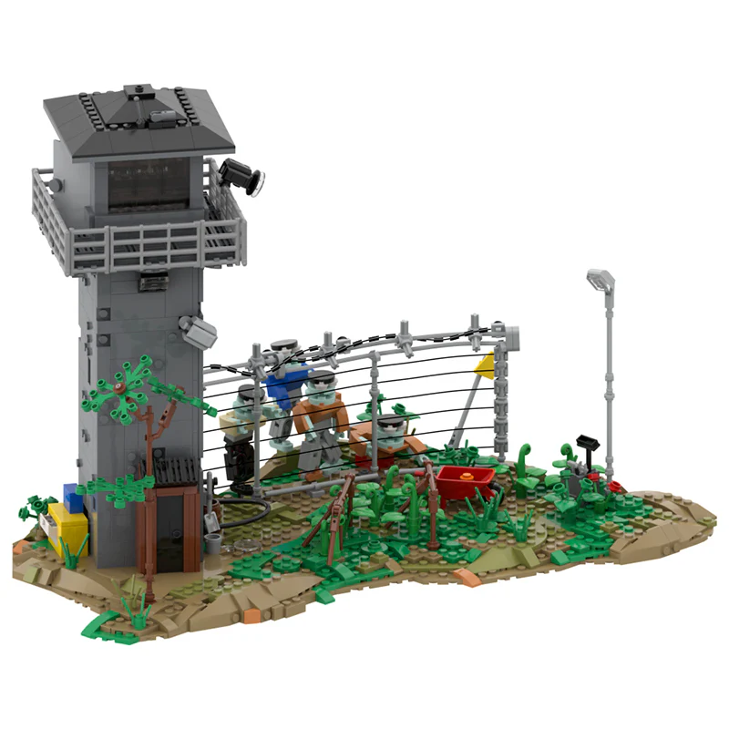 1189pcs MOC Walking Dead(Prison) - Image 3