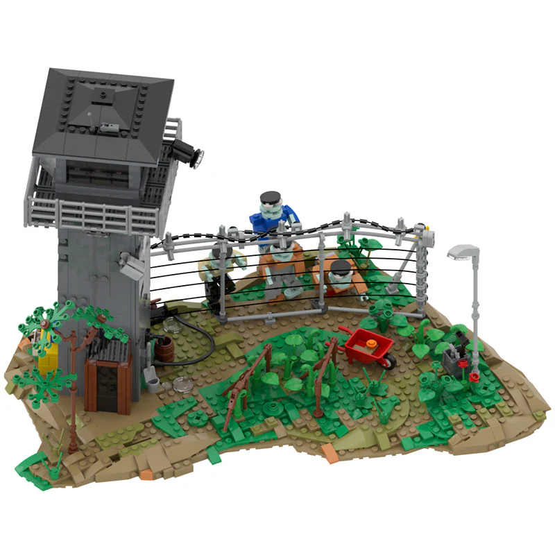 1189pcs MOC Walking Dead(Prison) - Image 4